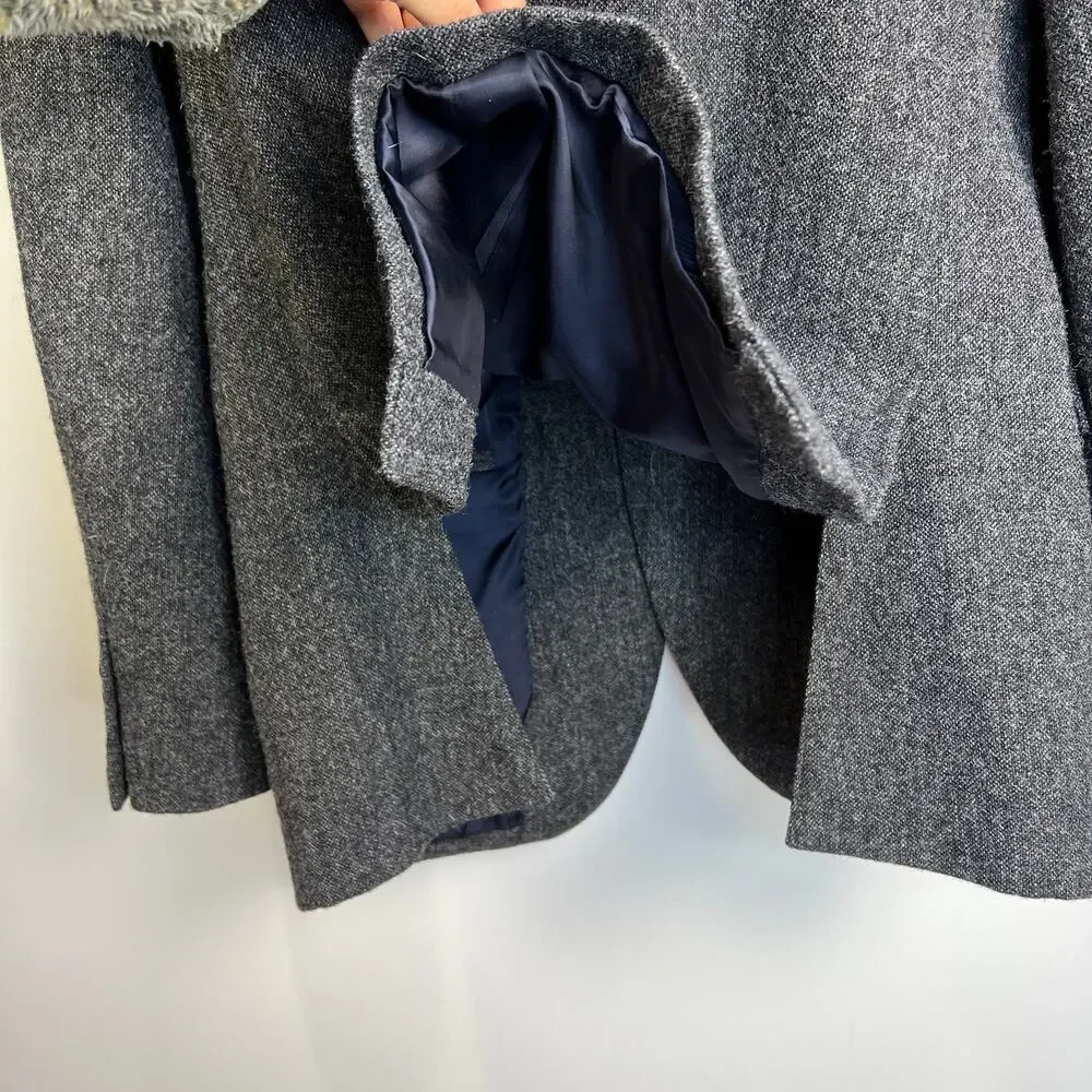 J. Crew Ludlow Yorkshire Tweed Wool Blazer Gray 48607